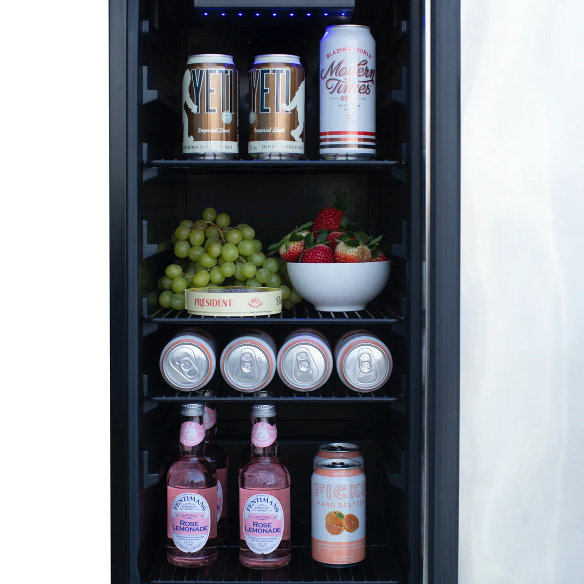 15" 3.2C Outdoor Rated Refrigerator with Stainless Steel Door