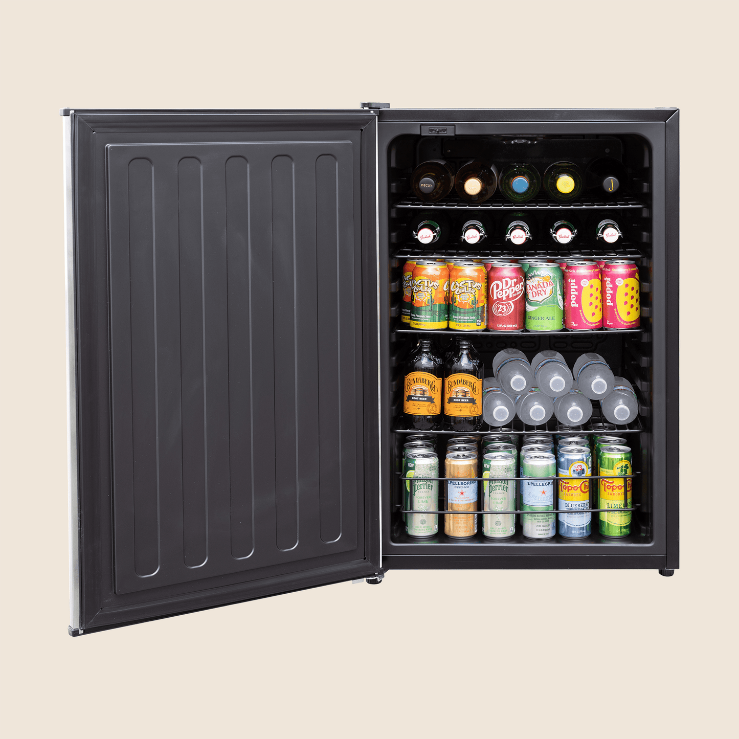 22″ 4.1 Cu. Outdoor Approved Compact Refrigerator / Right Opening