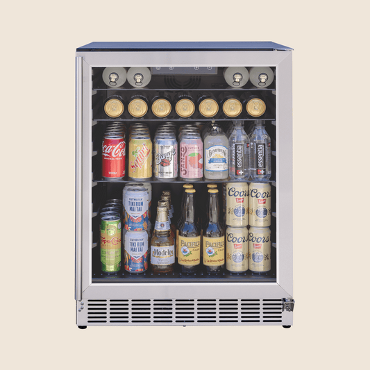 24″ 5 Cu. Outdoor Rated Refrigerator w/ Glass Door