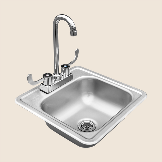 15″x 15″ Drop-In Sink