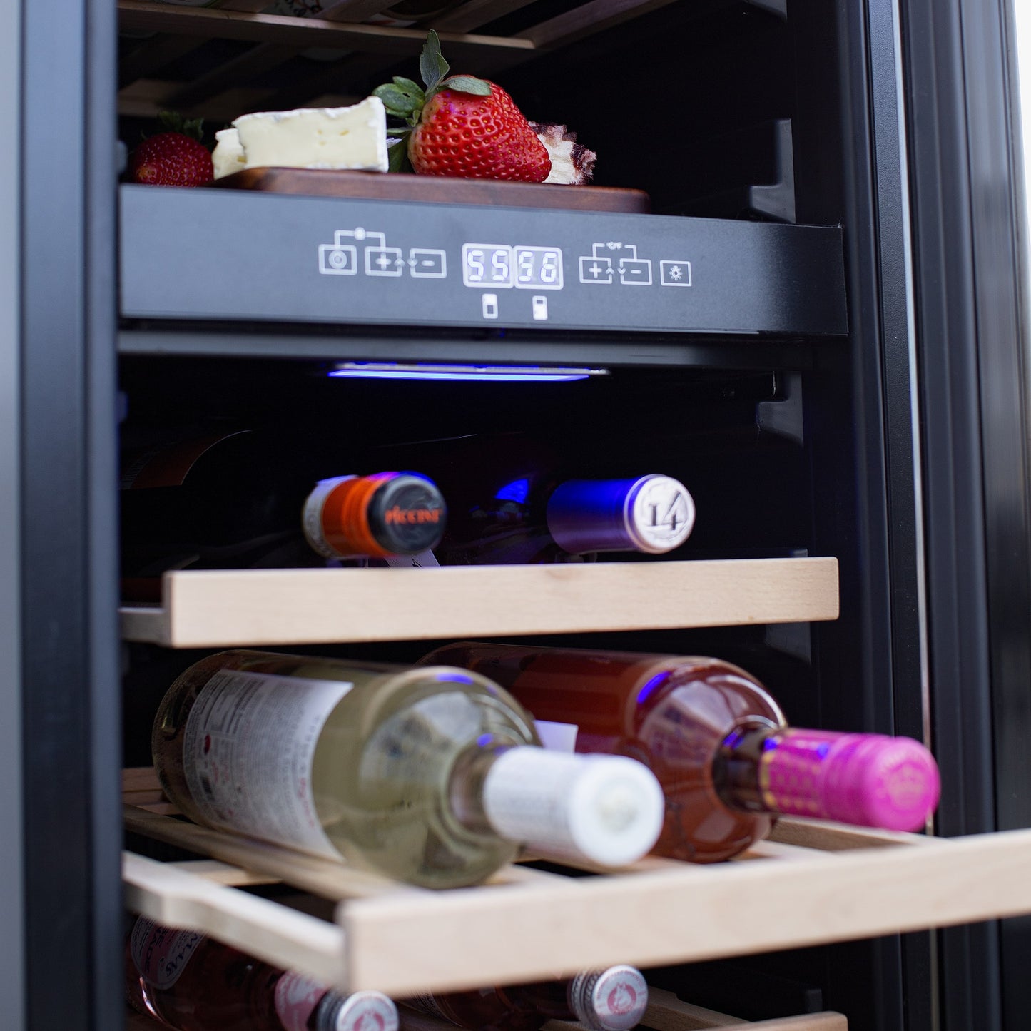 15″ 3.2 Cu. Outdoor Rated Dual Zone Wine Cooler