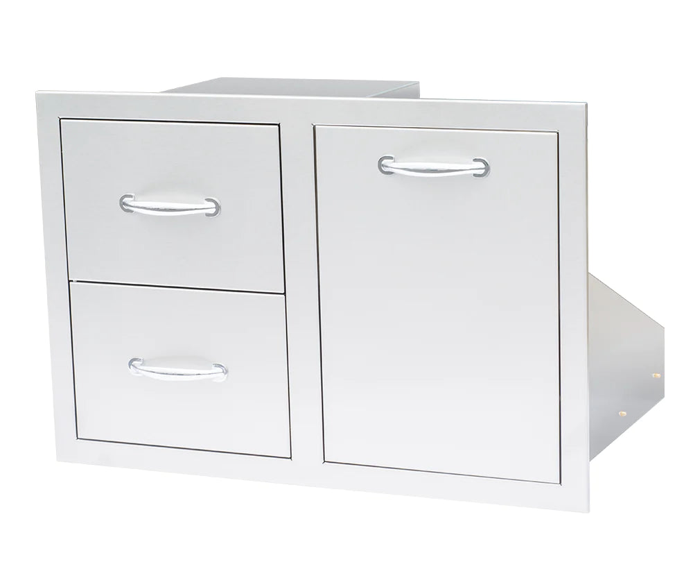 33" 2-Drawer & LP Tank Pullout Drawer Combo