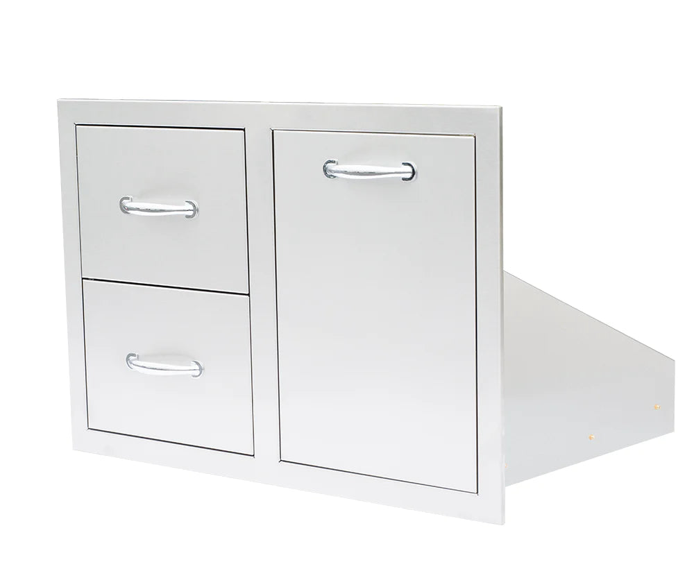 33" 2-Drawer & LP Tank Pullout Drawer Combo