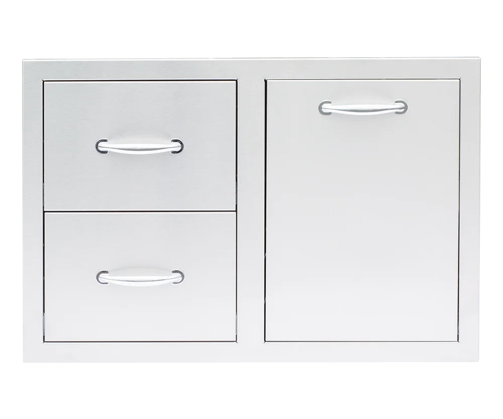 33" 2-Drawer & LP Tank Pullout Drawer Combo