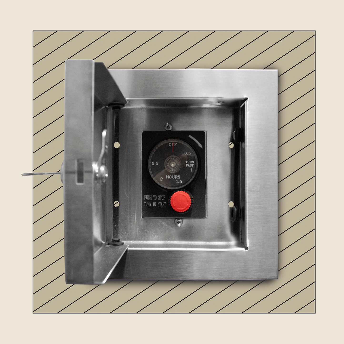 Control Panel for ESTOP-10H Timer