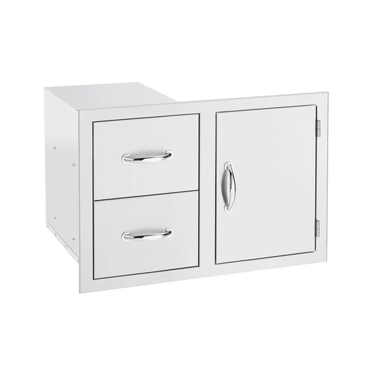 36" 2-Drawer & Access Door Combo