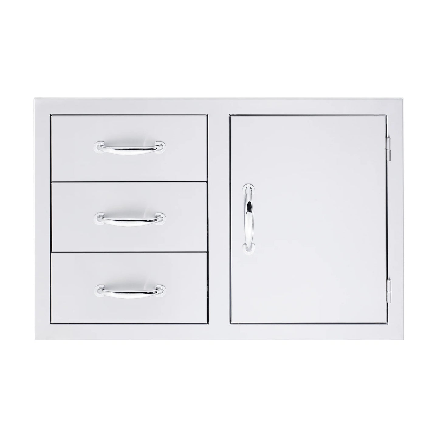 33" 3-Drawer & Access Door Combo