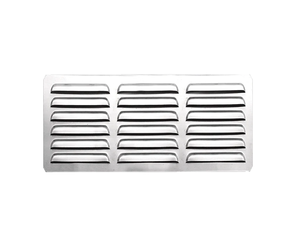 6x12" Island Vent Panel w/ Masonry Frame Return