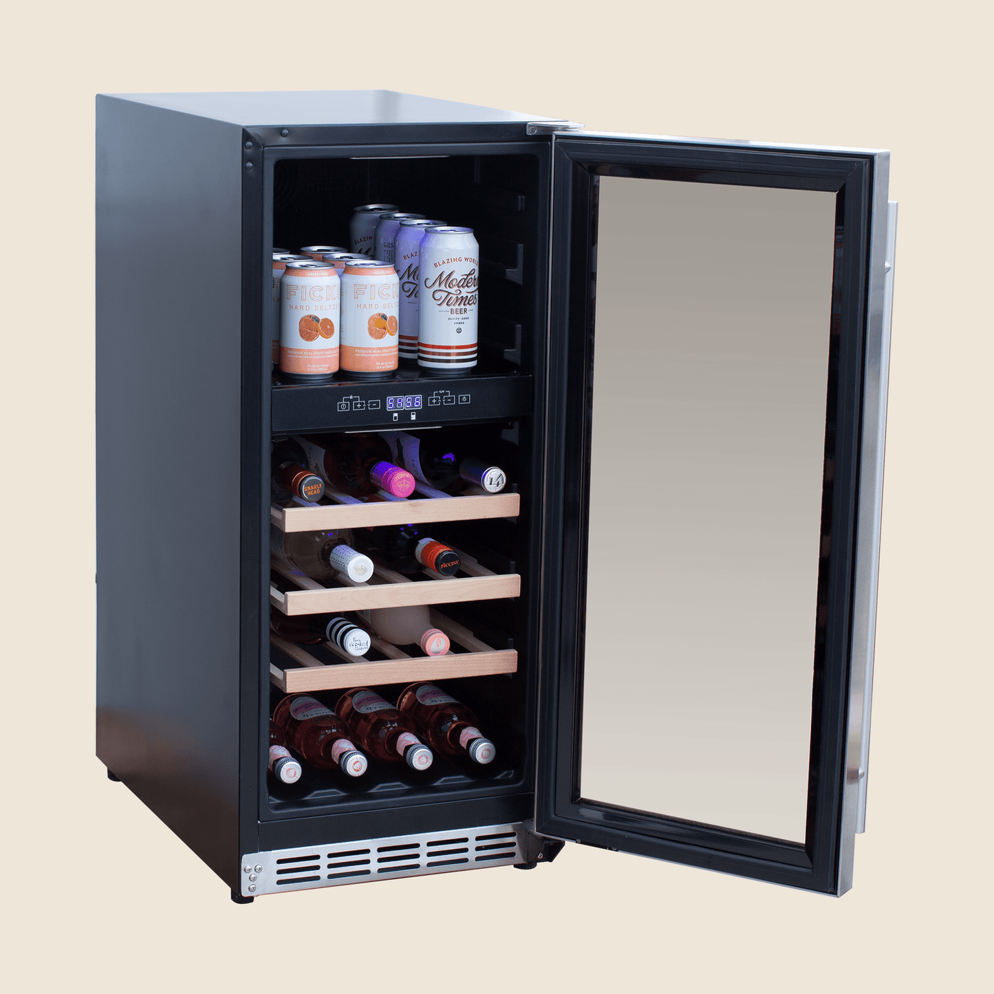 15″ 3.2 Cu. Outdoor Rated Dual Zone Wine Cooler